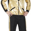 Gouden Trainingspak Heren – Fout Party Kostuum | Zwart & Goud