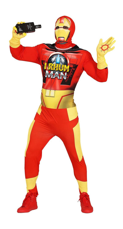 Irhum Man Kostuum Heren – Humoristisch Superheldenpak (Parodie)