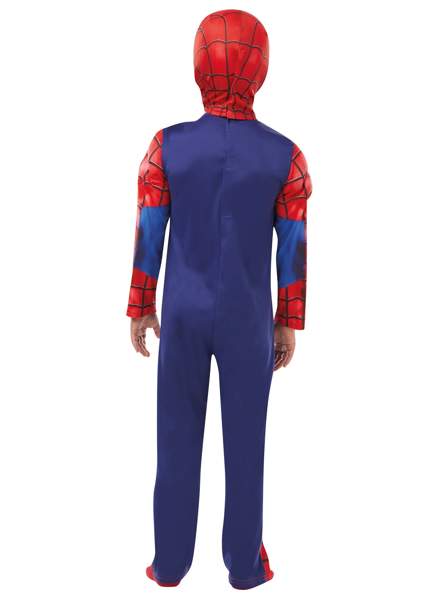 Spider-Man Deluxe Kostuum Kind – Met Spierborst Jumpsuit & Masker