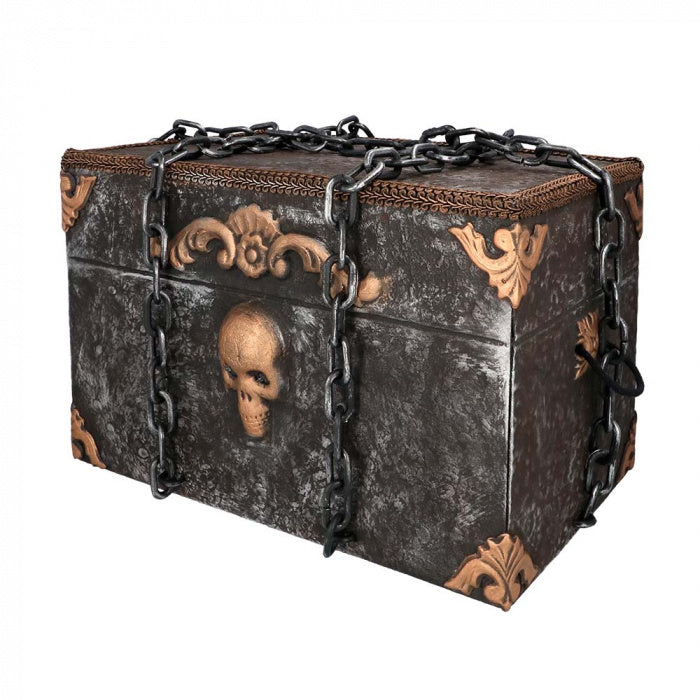 Halloween Piratenkist 50 cm – met licht, geluid & beweging