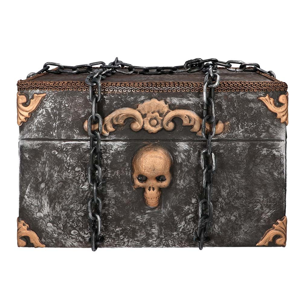 Halloween Piratenkist 50 cm – met licht, geluid & beweging