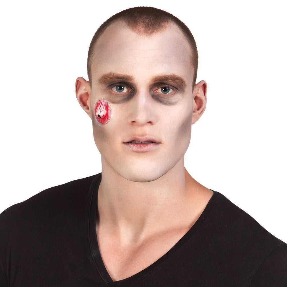 Zombie Schminkset met Nepbloedcapsules & Latex Wond