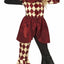 Horror-Clown-Halloween-Kostüm Mädchen Rot