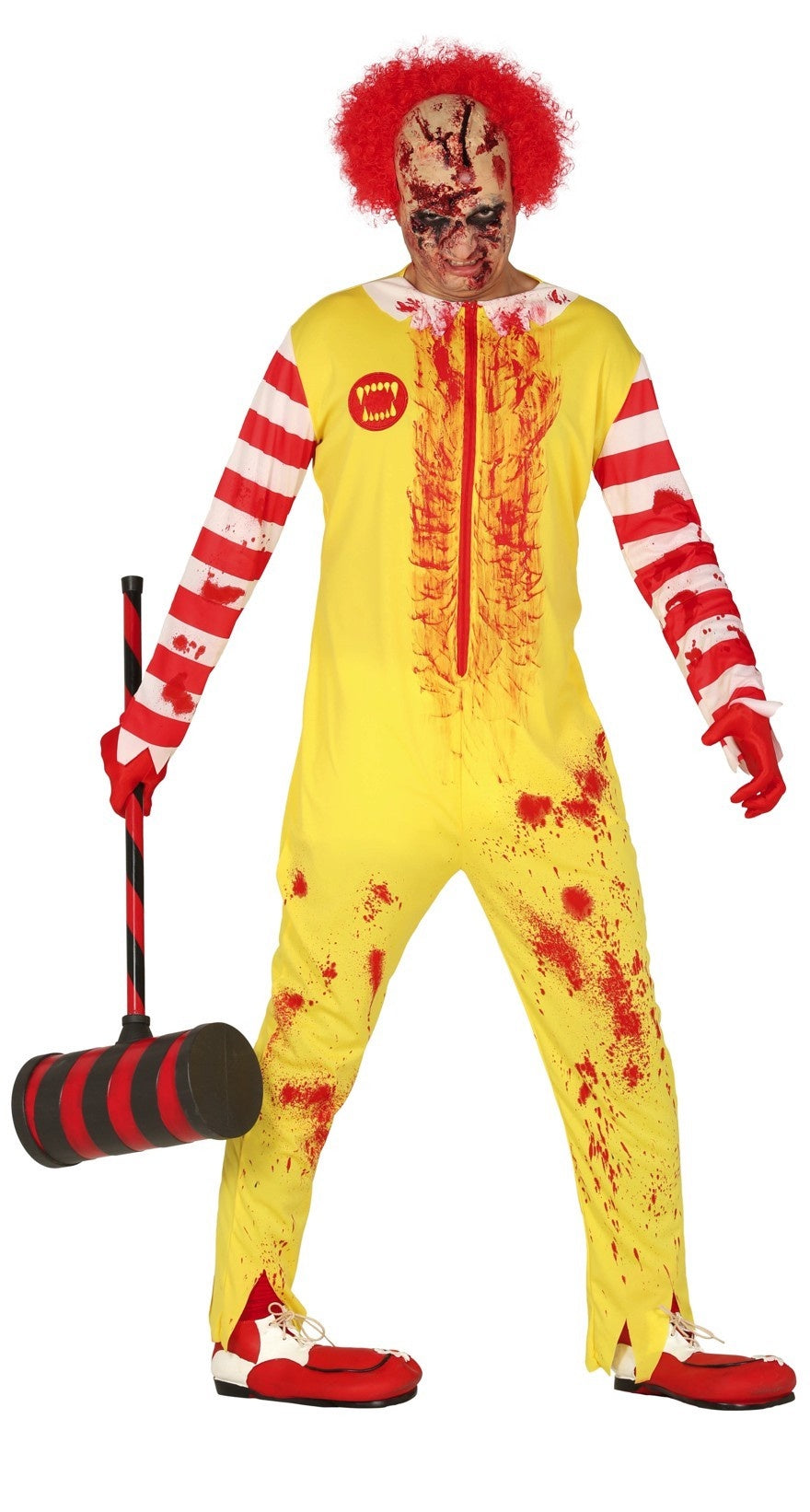 DUO DEAL | Zombie MCKiller Clown Kostuum | Dames & Heren – Halloween Koppel