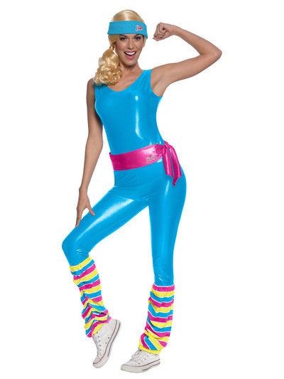 Barbie-Kostüm | Für Frauen | Overall + Gürtel, Strümpfe &amp; Stirnband