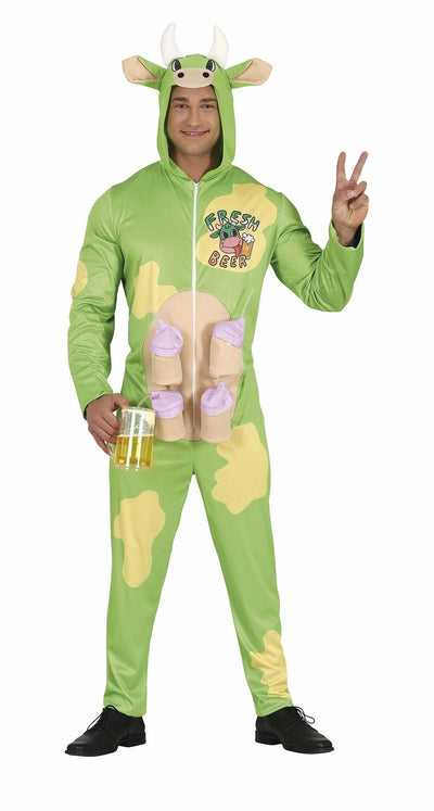 Koeien Kostuum Bier Heren – Jumpsuit met Bieruier Tapfunctie