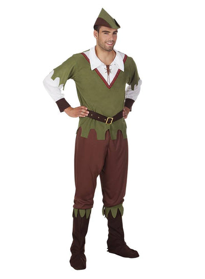 Robin Hood Kostuum Heren – Groen/Bruin | Complete Middeleeuwse Outfit