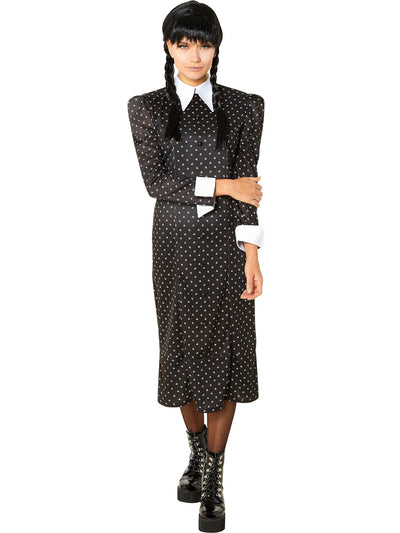 Halloweenkleid Wednesday Addams Damen