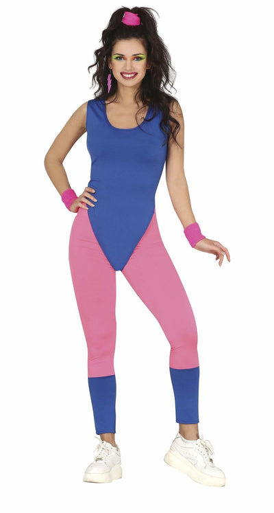 Sporter Kostuum Dames 80's Gymnast
