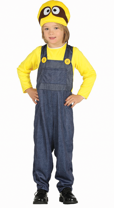 Mijnwerker/ Minion Kostuum Kind