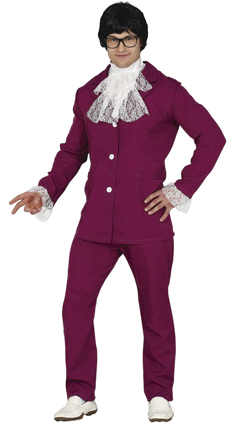 Austin Powers Nerd-Kostüm für Herren – Schlechter 60er-Jahre-Look