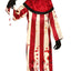 Clown-Halloweenkostüm für Kinder, gestreift