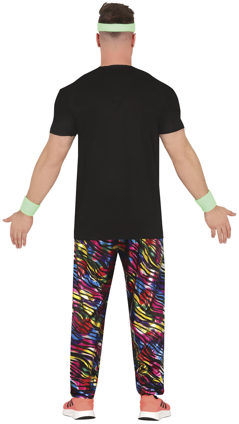 Neon 80’s Kostuum Heren – T-Shirt & Broek | Foute Party Outfit