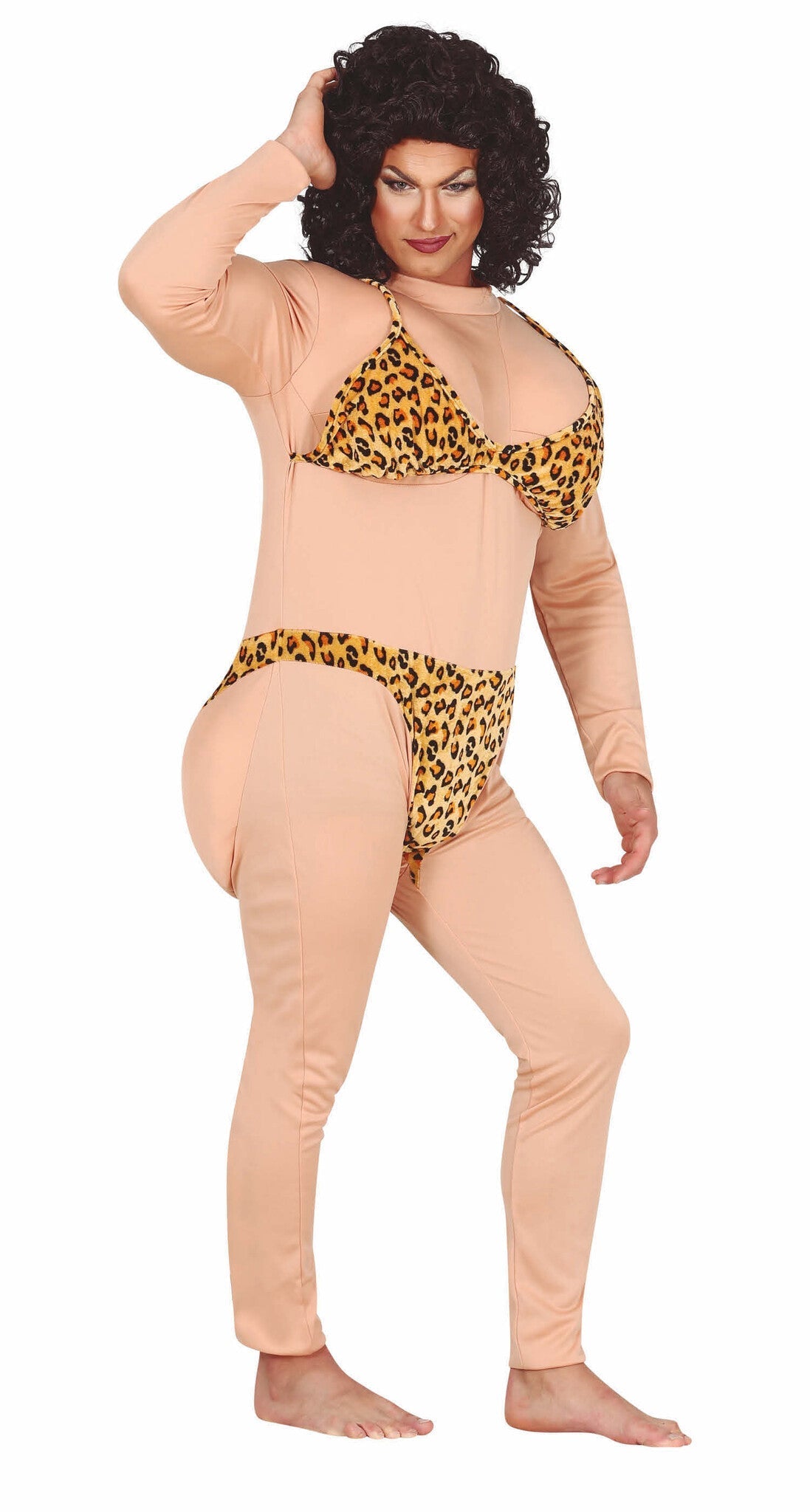 Drag Queen Bikini Kostuum Heren – Hilarische Jumpsuit Look