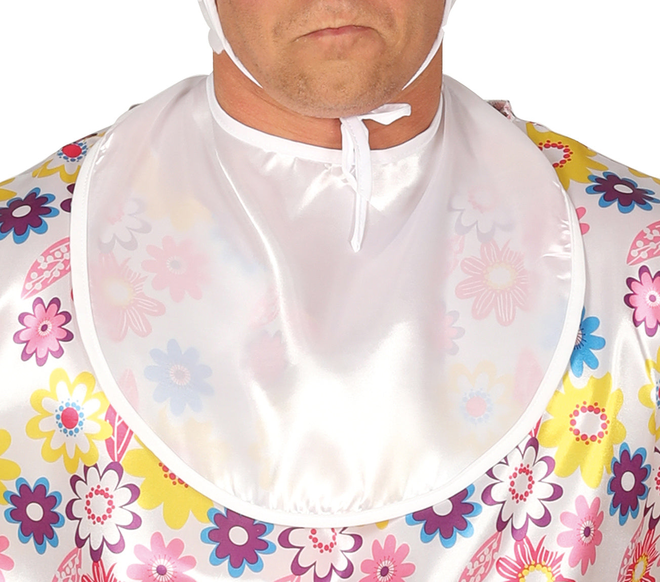 Baby Kostuum Heren – Hilarische Luier Outfit met Slab & Hoofddeksel