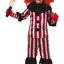 Halloween-Kostüm Kinderclown Rot/Weiß