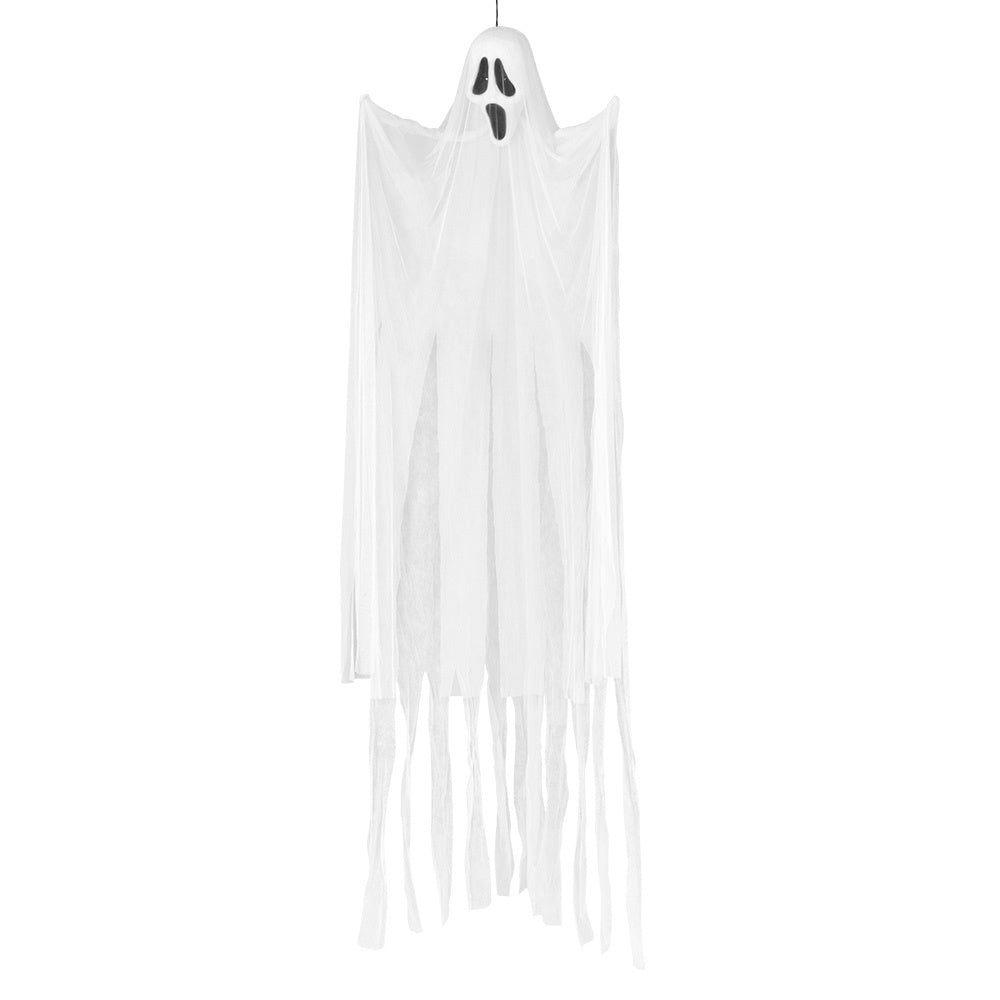 Halloween Spook 300 cm | Witte Hangdecoratie met Licht