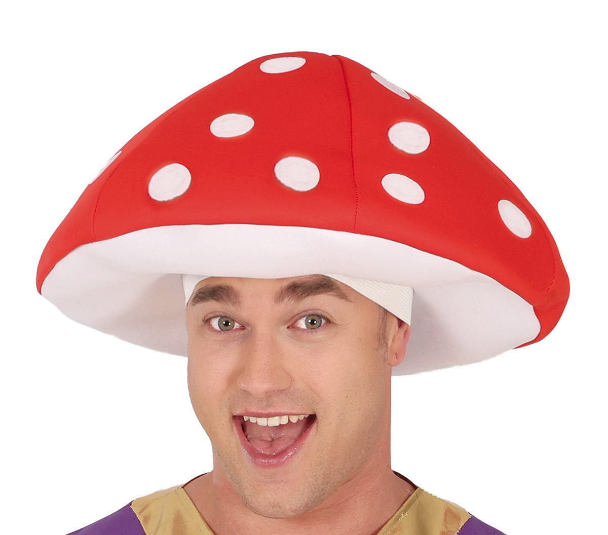 Toad Paddestoel Kostuum Heren – Super Mario Outfit met Hoed & Vest