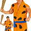Fred Flintstone Kostuum Zwart Oranje Heren