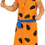 Fred Flintstone Kostuum Zwart Oranje Heren