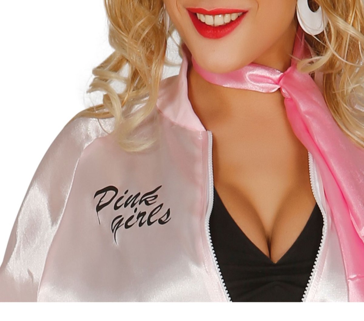 Grease Pink Girls Jasje – Jaren 50 Rock-’n-Roll Look
