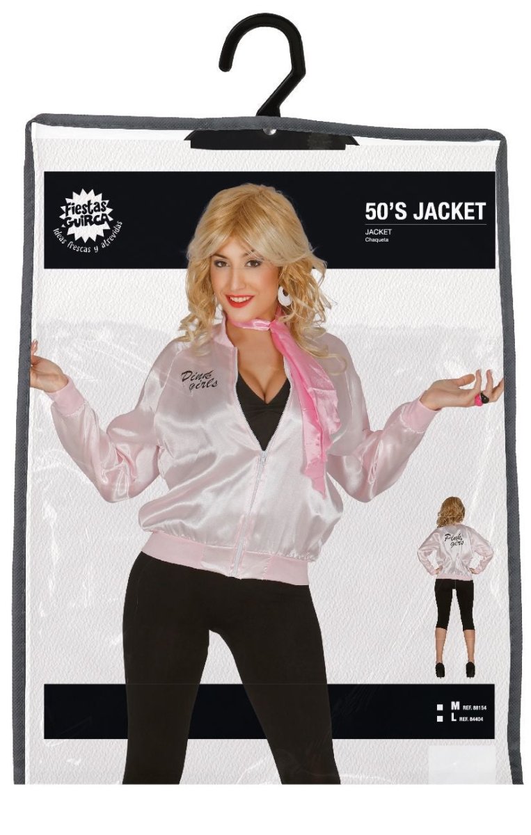 Grease Pink Girls Jasje – Jaren 50 Rock-’n-Roll Look