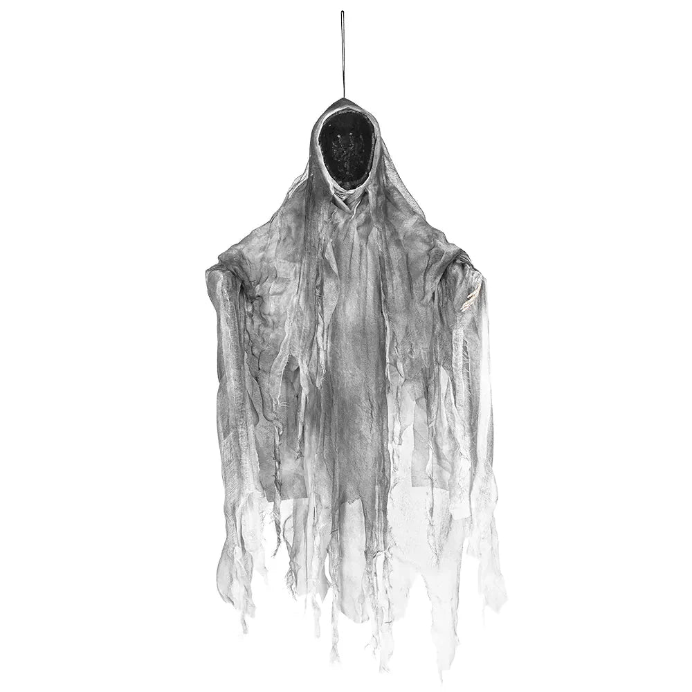 Halloween-Hängedekoration: Gesichtsloser Geist, 36 cm