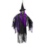 Halloween-Hängedekoration Lila Hexe