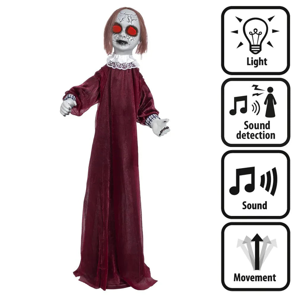 Halloween-Puppe Lachende Puppe 90cm