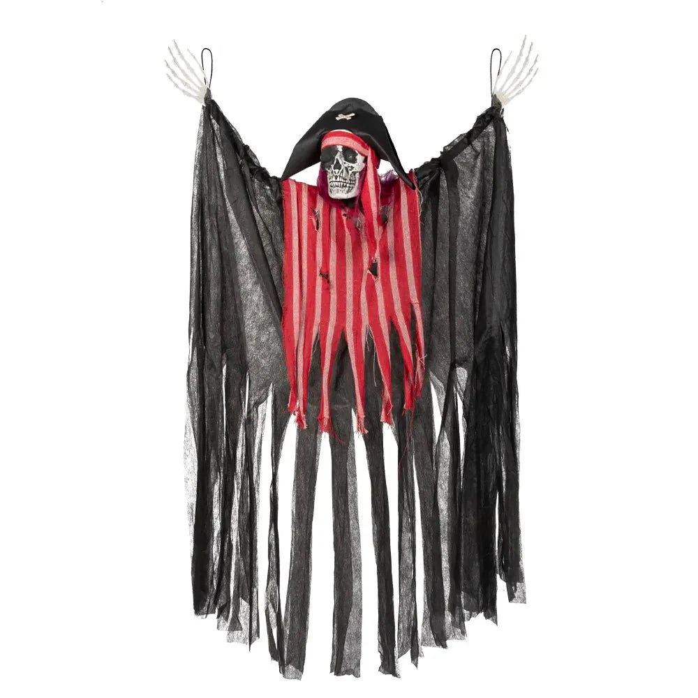 Halloween-Puppe Lachender Pirat 1,6 m