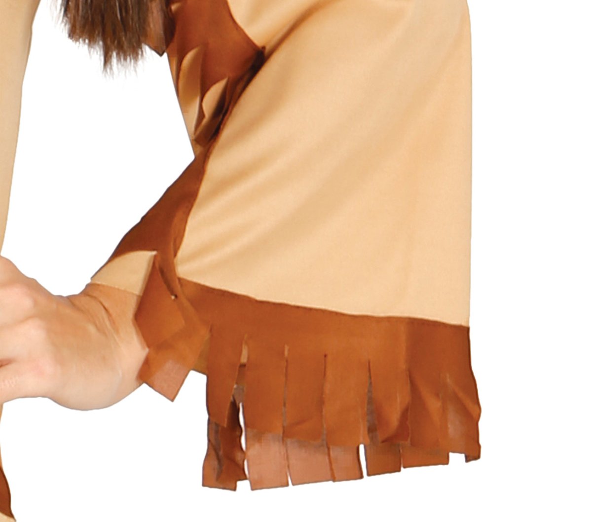 Indiaanse Jurk Dames – Bruin | 2-delig Kostuum