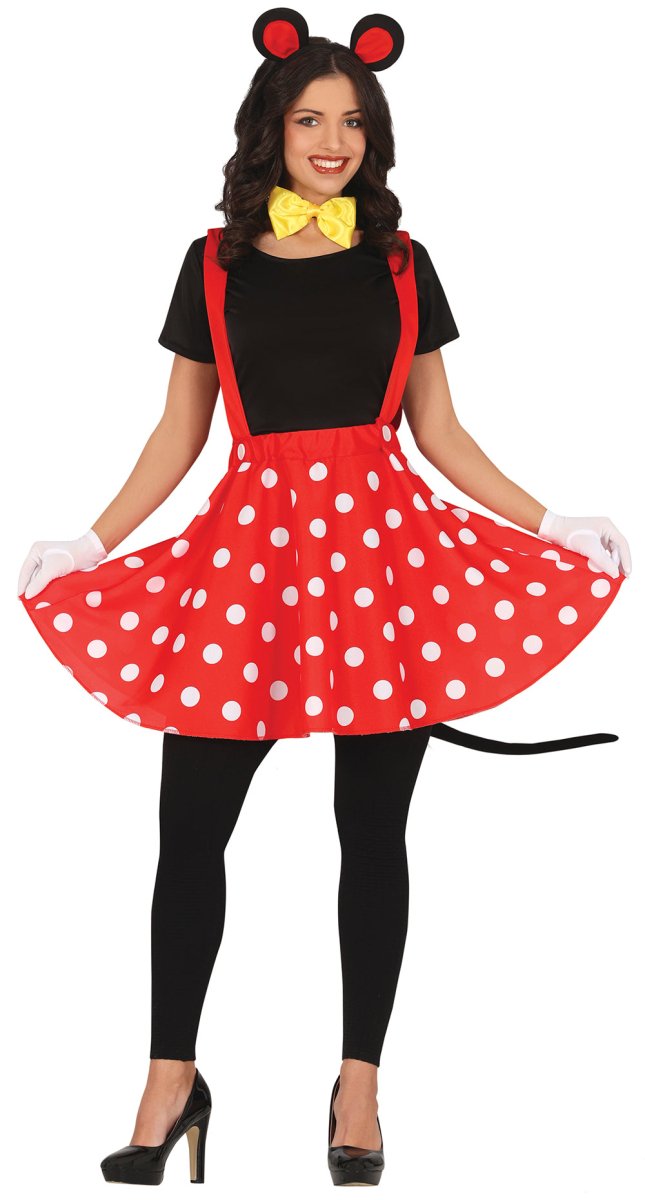 Minnie Mouse Kostuum Dames – met Haarband