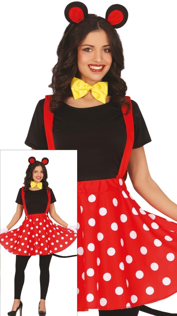 Minnie Mouse Kostuum Dames – met Haarband