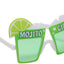 Mojito Bril – Grappige Cocktail Feestbril voor Carnaval & Themafeest