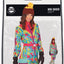 Neon 80S Skipak Blauw Geel Dames