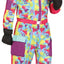 Neon 80S Skipak Blauw Geel Heren