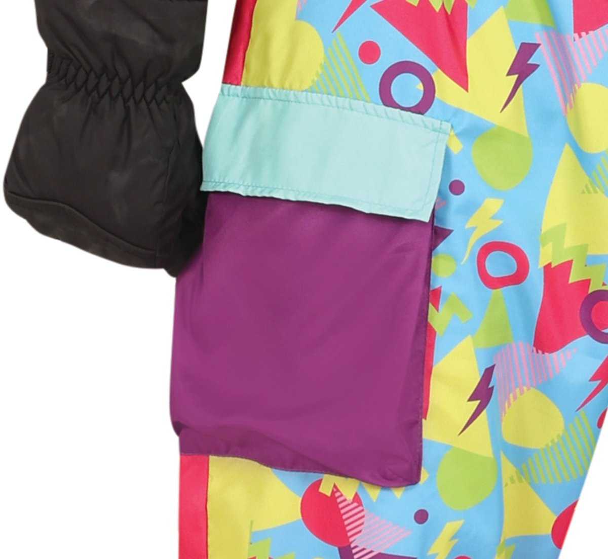 Neon 80S Skipak Blauw Geel Heren