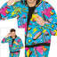 Neon 80’s Trainingspak Heren – Fout Party Kostuum | Meerkleurig