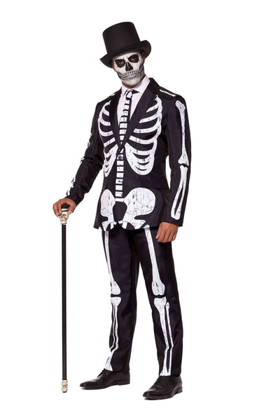 Suitmeister | Skeleton Grunge Black | Halloweenkostuum Heren