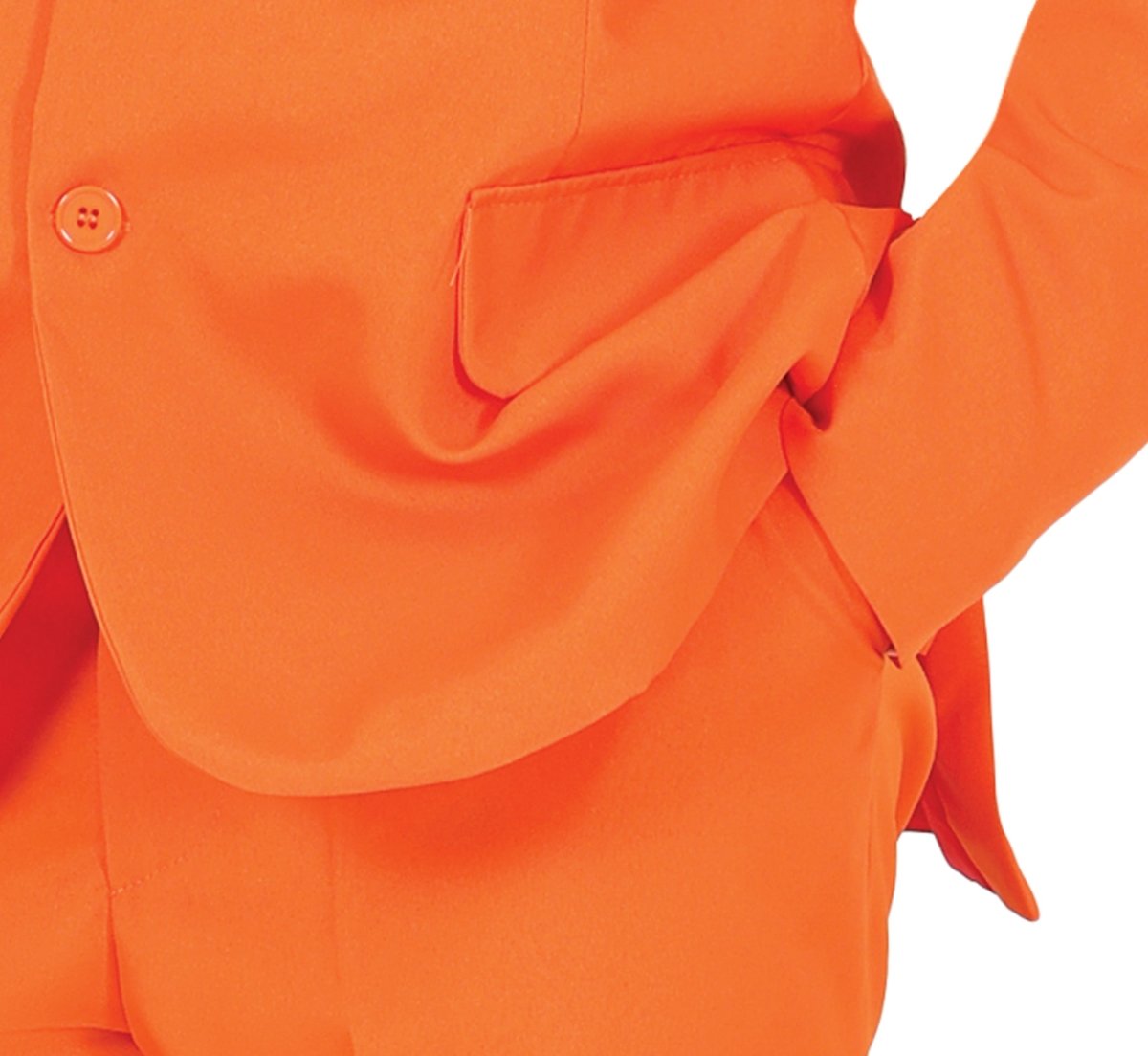Oranje Kostuum Heren – Jasje, Broek & Stropdas (3-Delig Feestpak)