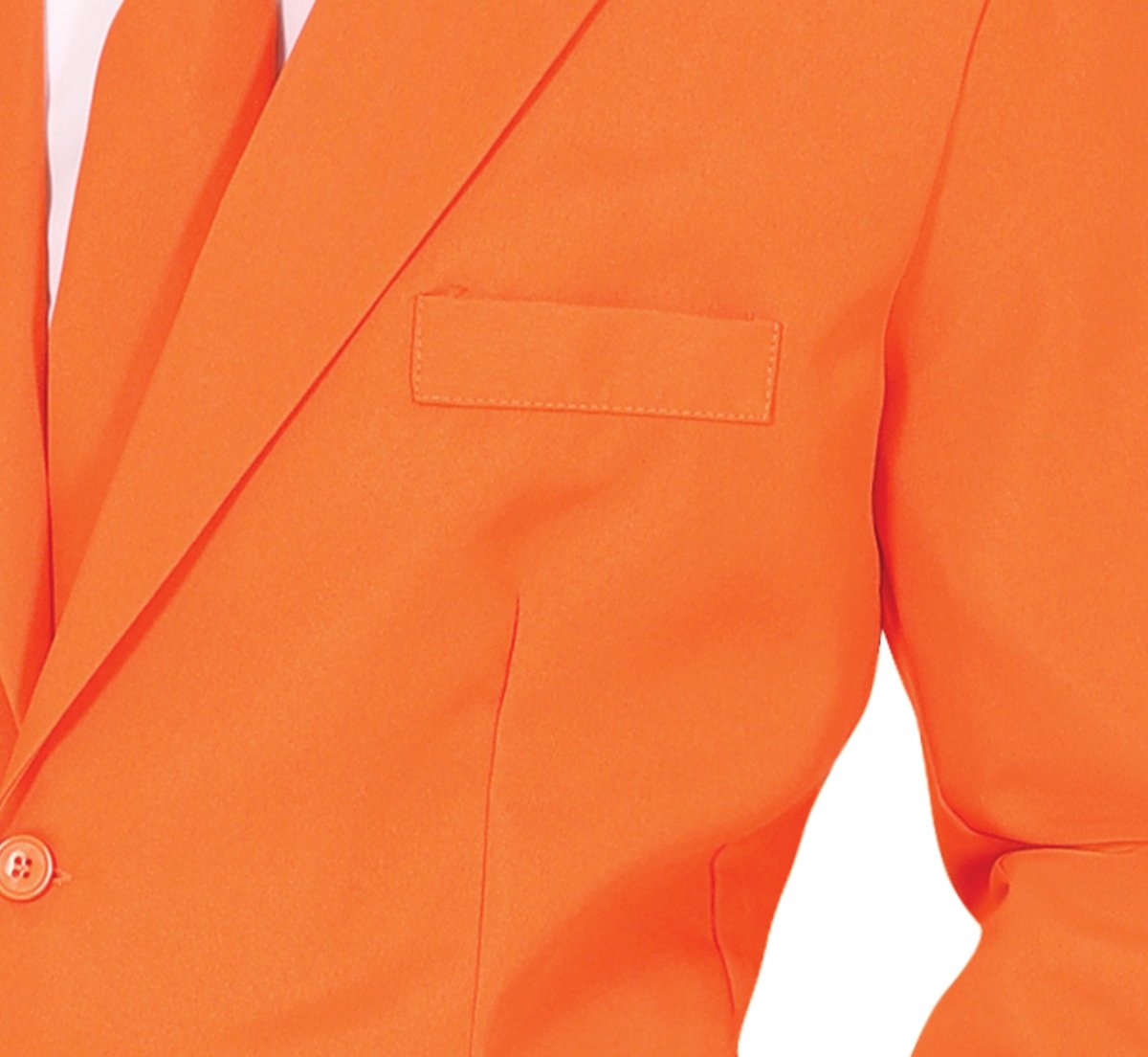 Oranje Kostuum Heren – Jasje, Broek & Stropdas (3-Delig Feestpak)