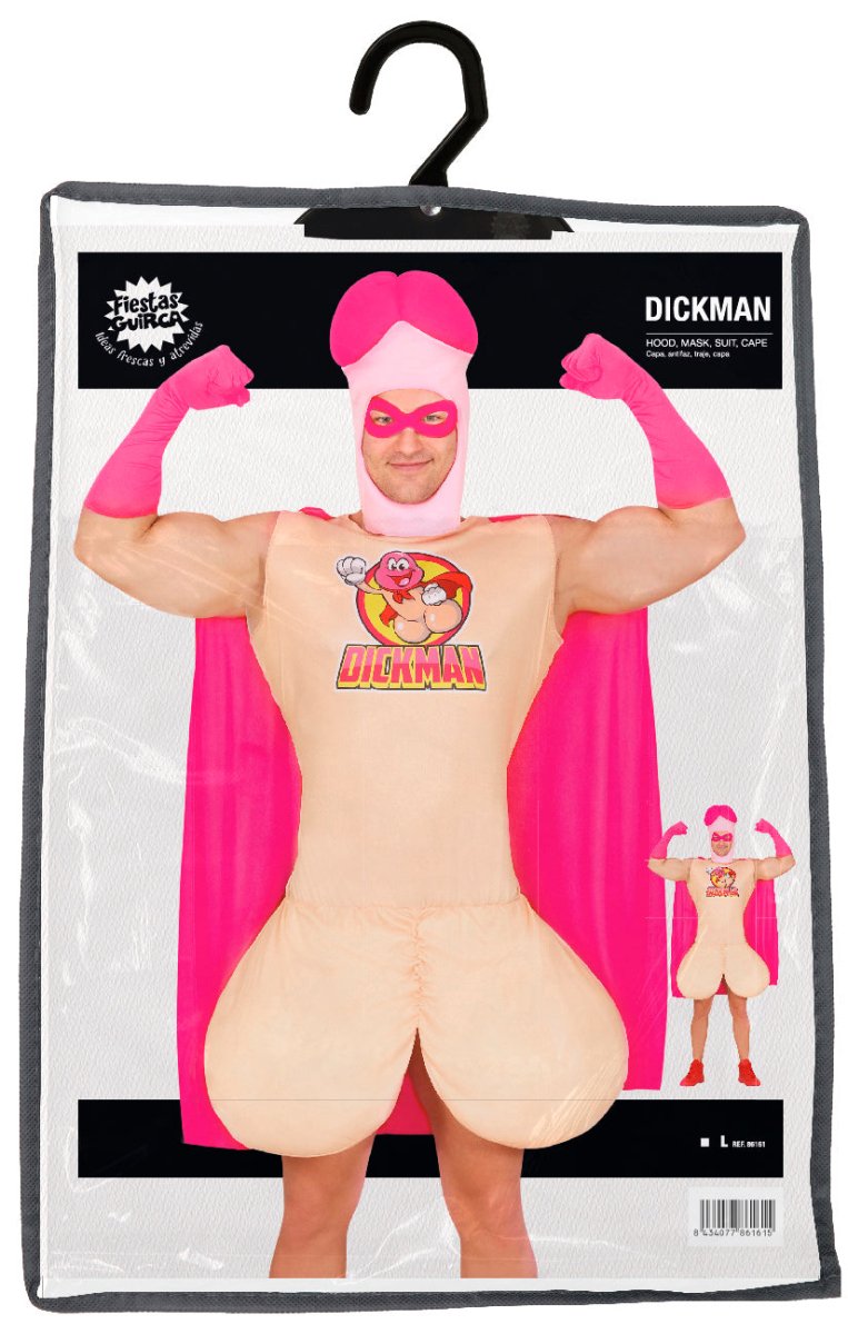 Penis Kostuum Heren – 4-delig (52/54 One Size) | Hilarisch Carnaval Kostuum