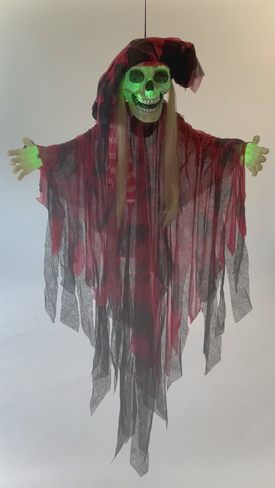Hangdecoratie Miss Ghost Pirate – 160 cm met Licht, Geluid en Geluidsensor
