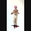 Standdeko Gruselclown – 153 cm mit Licht, Sound und Bewegung