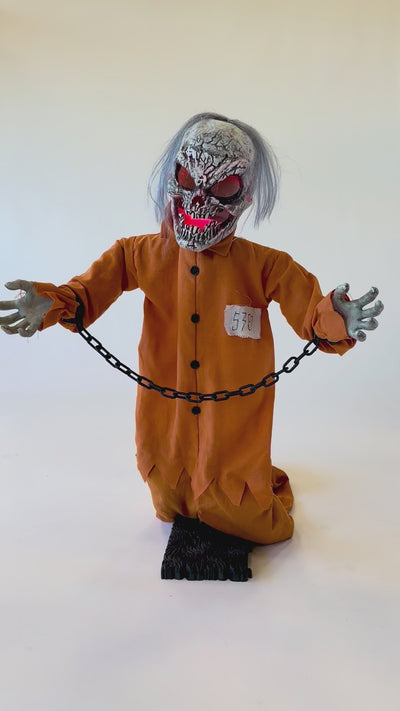 Halloween Skelet Decoratie Death Prisoner 100 cm – licht & beweging