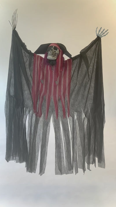 Halloween Piraat Decoratie 160 cm – bewegend met licht & geluid