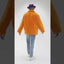 Orange Fluffy Jacket | Koningsdag Statement Jacket Heren