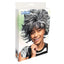 Wilde Haren Pruik | Wild Wanda | Zwart/Wit