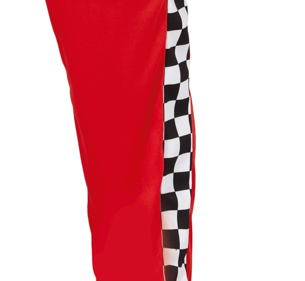 Racepak Heren Rood/Wit – Coureur Kostuum met Pet