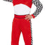 Racepak Heren Rood/Wit – Coureur Kostuum met Pet